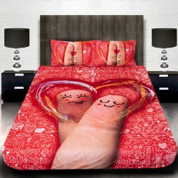 3D спално бельо Романтични...