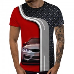 3D Мъжка тениска Car 6089