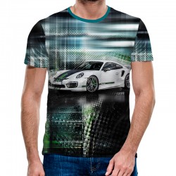 3D Мъжка тениска Car 6862 +...