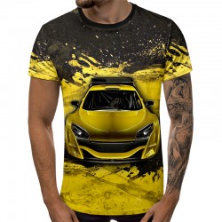 3D Мъжка тениска Car 6859 +...