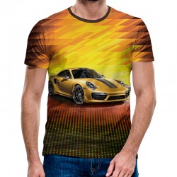 3D Мъжка тениска Car 6857 +...