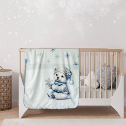 Бебешко коледно одеяло...