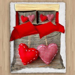 3D спално бельо романтичeн,...