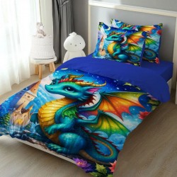 Детско 3D спално бельо, Дракон