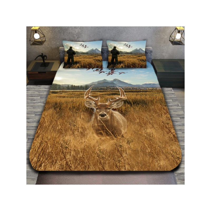 3D спално бельо с ловджийски мотиви, Deer