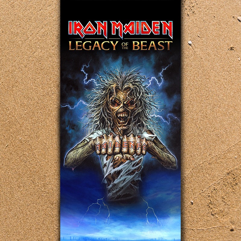 3D Плажни кърпи Music Iron Maiden Legasy Beast