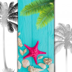 3D Плажни кърпи Summer Морска звезда
