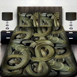 3D спално бельо с животни, Змии