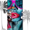3D Плажни кърпи Summer WOMAN LIPS