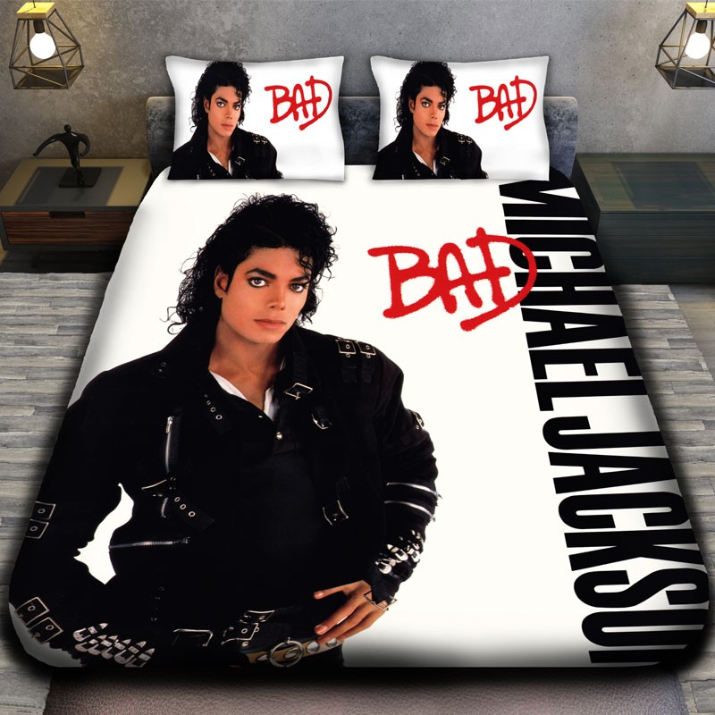 Детско 3D спално бельо MICHAEL JACKSON BAD