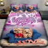 3D спално бельо Романтични, Двойка Йорки