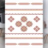 Покривка за маса с народни мотиви 7465