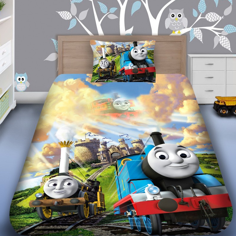 Детско 3D спално бельо Thomas and Friends