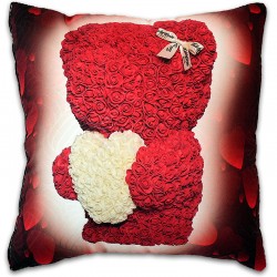 Декоративна възглавница Heart Bear Valentines Day