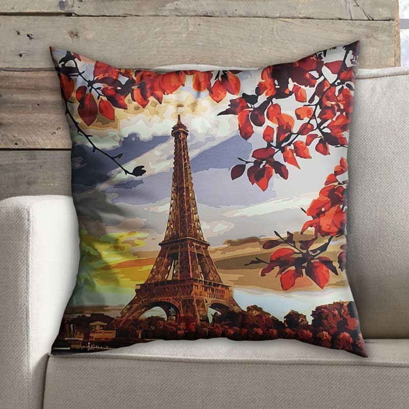 3D декоративна възглавничка Aiffel Tower