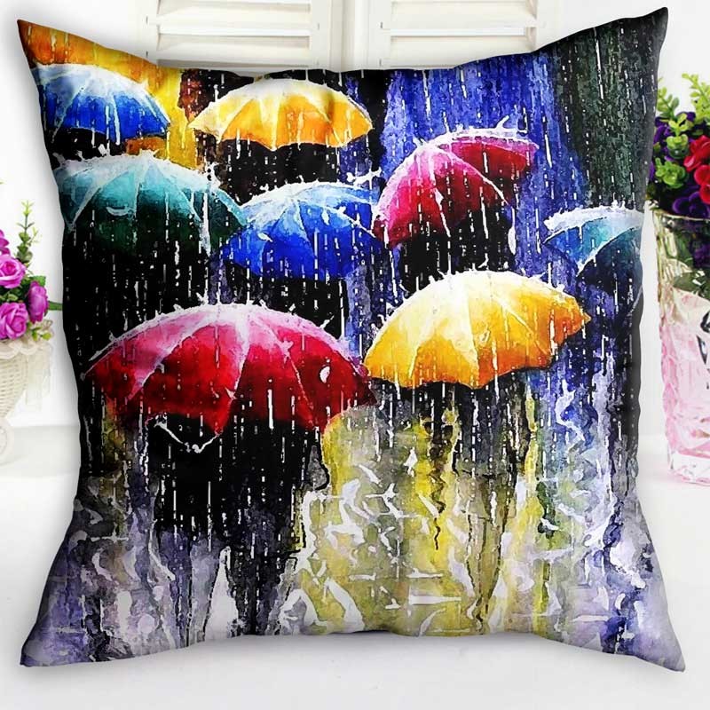 3D декоративна възглавничка Rain
