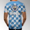 3D Мъжка тениска FC Manchester Citi
