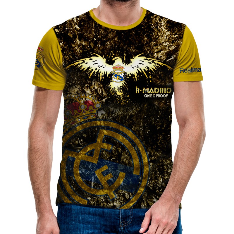 3D Мъжка Фенска тениска Hala Real Madrid
