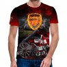 3D Мъжка Фенска тениска Arsenal The Gunners