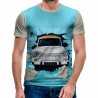 3D Мъжка тениска Car 6866 + надпис