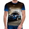 3D Мъжка тениска Car 6838 + надпис