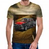 3D Мъжка тениска Car 6824 + надпис
