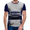 3D Мъжка тениска Car 6817 + надпис