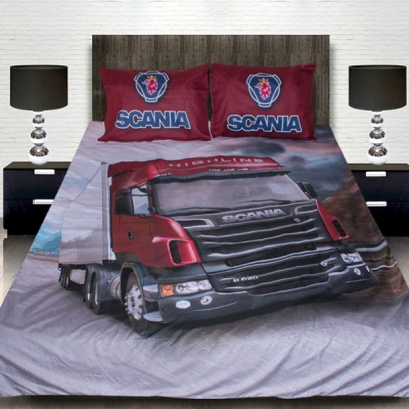 3D спално бельо с Камиони, 3833