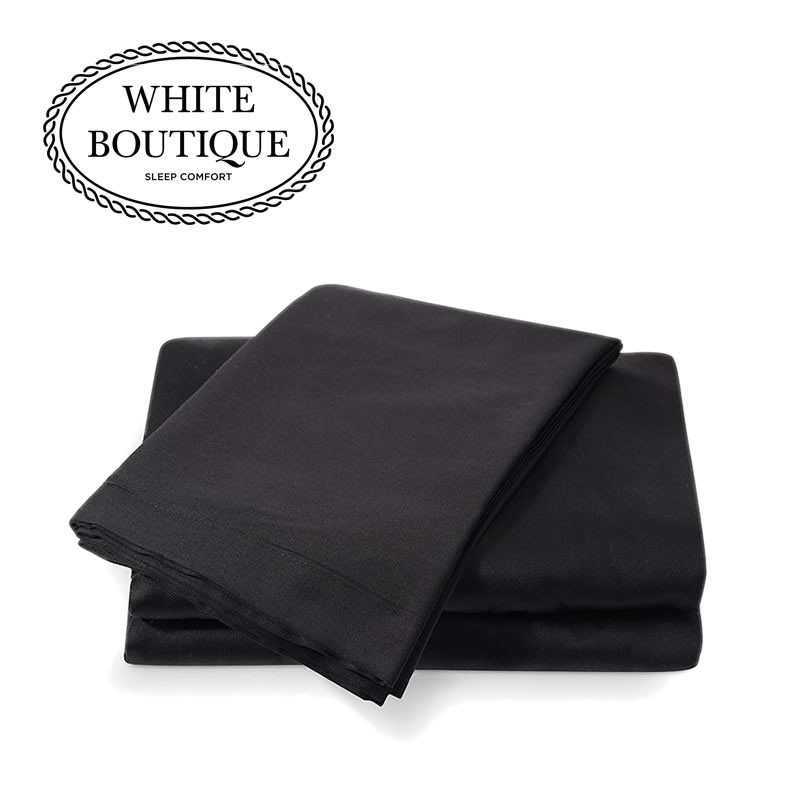 Торба за завивка White Boutique памучен сатен Черно