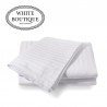 Торба за завивка White Boutique памучен сатен Бяло райе