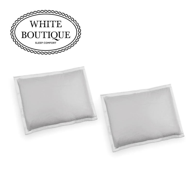 К-кт калъфки за възглавници White Boutique сатен Сиво