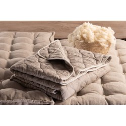 Олекотена завивка The Woolland Cuddle, Nature Linen Dual, 700гр.