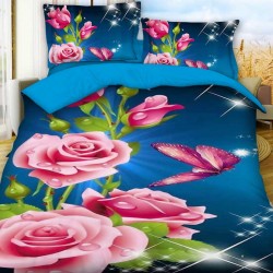 3D спално бельо, флорални, Spring Limited Цветни мотиви