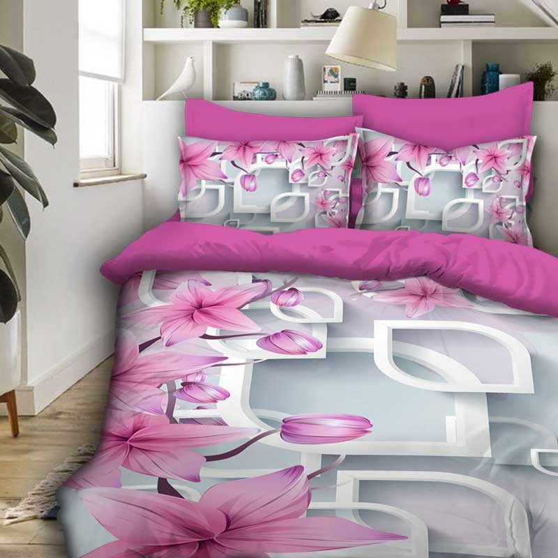 3D спално бельо, флорални, Spring Limited 11307