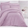 Спално бельо памучен сатен Uni Lilac