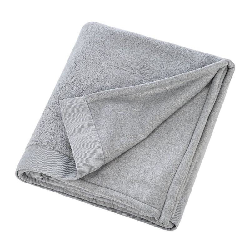 Одеяло Calvin Klein Sherpa Rib.Light Grey/Chalk