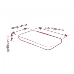 Чаршаф с ластик ранфорс, new сиво