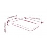 Чаршаф памучен сатен с ластик, Kапучино 25см