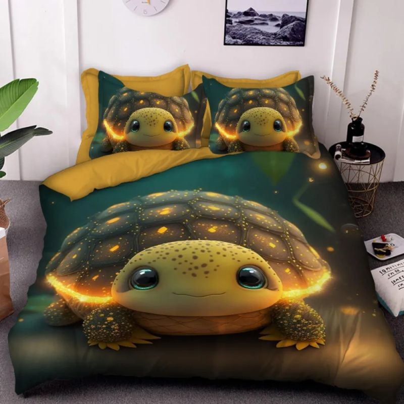 Детско 3D спално бельо, Костенурка 13252