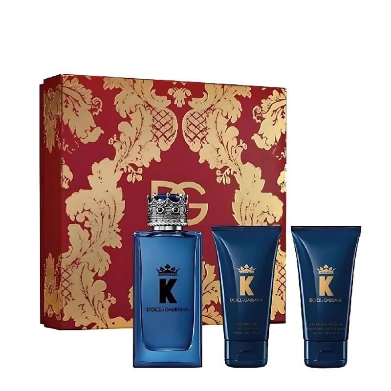 Dolce&Gabbana K by Dolce&Gabbana /мъжки/ Комплект - EdP 100 ml + a/s balm 50 ml + sh/g 50 ml
