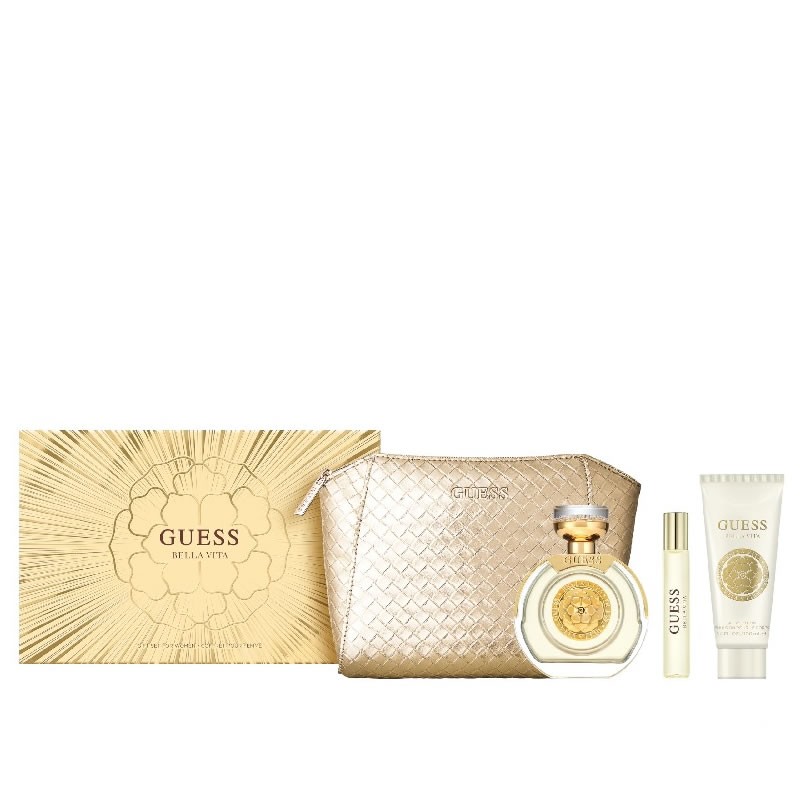 Guess Bella Vita /дамски/ Комплект - EdP 100 ml + b/lot 100 ml + EdP 15 ml + pouch