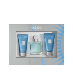 Azzaro Chrome /мъжки/ Комплект - EdT 100 ml + hair/body shamp 2 x 75 ml