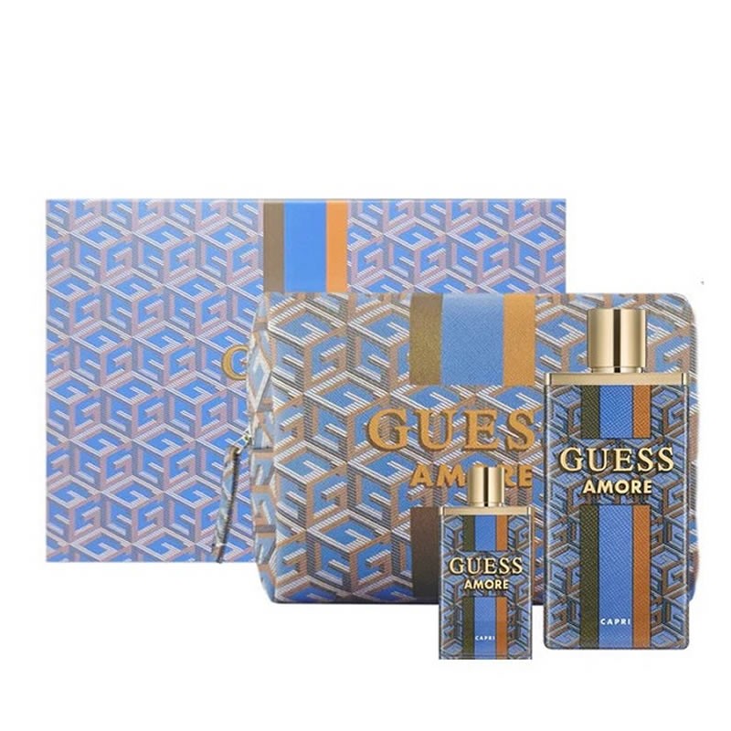 Guess Amore Capri /унисекс/ Комплект - EdT 100 ml + EdT 7.5 ml + pouch /2024
